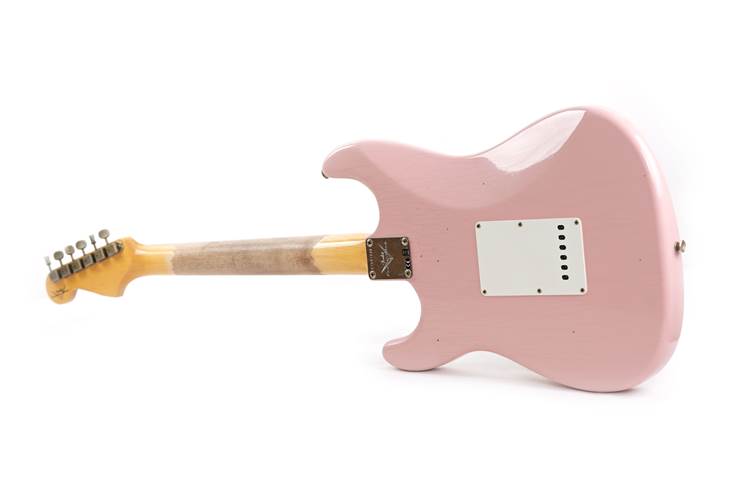 Fender Custom Shop 1959 Stratocaster Journeyman Relic Shell Pink Rosewood Fingerboard #CZ587030 Fender Custom Shop 1959 Stratocaster Journeyman Relic Shell Pink Rosewood Fingerboard #CZ587030