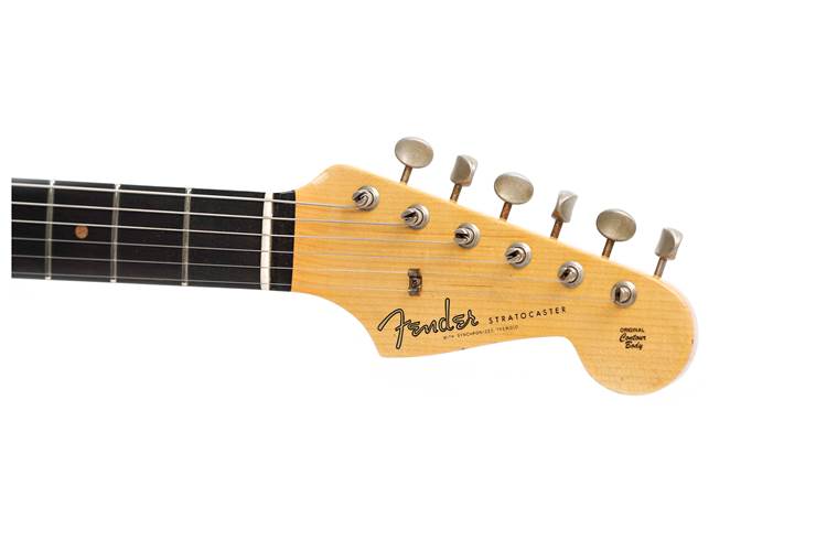 Fender Custom Shop 1959 Stratocaster Journeyman Relic Shell Pink Rosewood Fingerboard #CZ587030 Fender Custom Shop 1959 Stratocaster Journeyman Relic Shell Pink Rosewood Fingerboard #CZ587030