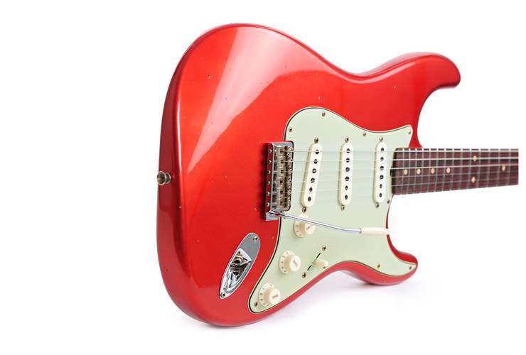 Fender Custom Shop 1959 Stratocaster Journeyman Relic Melon Candy Rosewood Fingerboard #CZ586968 Fender Custom Shop 1959 Stratocaster Journeyman Relic Melon Candy Rosewood Fingerboard #CZ586968