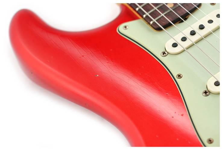 Fender Custom Shop 1959 Stratocaster Journeyman Relic Melon Candy Rosewood Fingerboard #CZ586968 Fender Custom Shop 1959 Stratocaster Journeyman Relic Melon Candy Rosewood Fingerboard #CZ586968