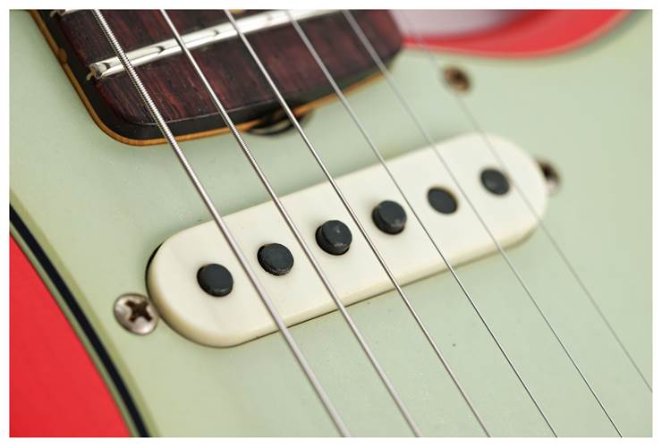 Fender Custom Shop 1959 Stratocaster Journeyman Relic Melon Candy Rosewood Fingerboard #CZ586968 Fender Custom Shop 1959 Stratocaster Journeyman Relic Melon Candy Rosewood Fingerboard #CZ586968