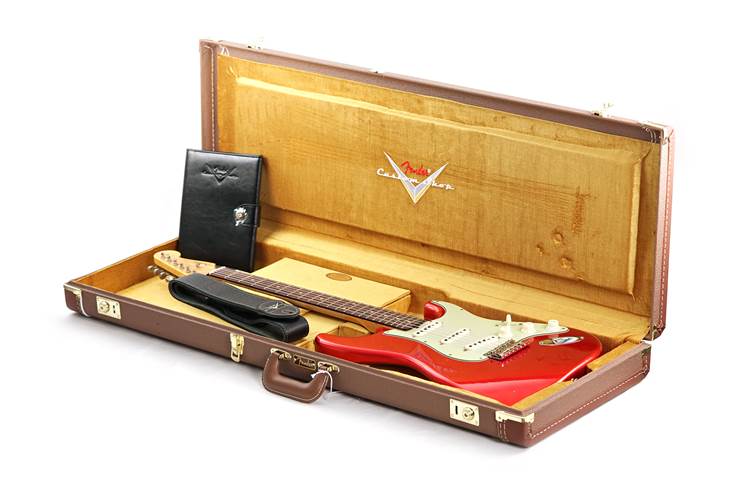 Fender Custom Shop 1959 Stratocaster Journeyman Relic Melon Candy Rosewood Fingerboard #CZ586968 Fender Custom Shop 1959 Stratocaster Journeyman Relic Melon Candy Rosewood Fingerboard #CZ586968