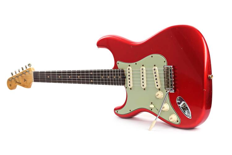 Fender Custom Shop 1959 Stratocaster Journeyman Relic Melon Candy Left Handed #CZ587464 Fender Custom Shop 1959 Stratocaster Journeyman Relic Melon Candy Left Handed #CZ587464