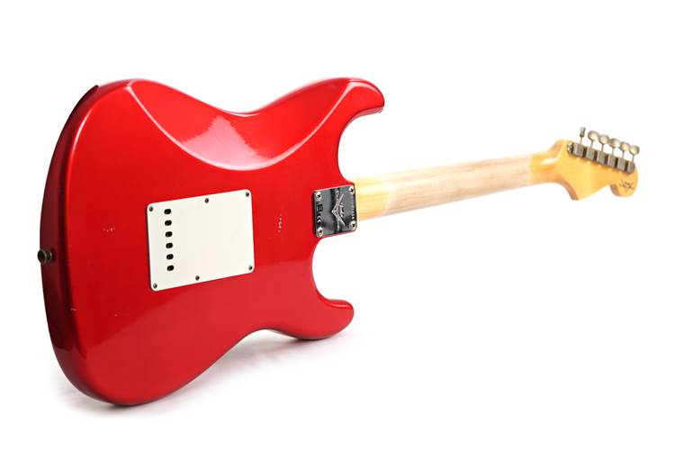 Fender Custom Shop 1959 Stratocaster Journeyman Relic Melon Candy Left Handed #CZ587464 Fender Custom Shop 1959 Stratocaster Journeyman Relic Melon Candy Left Handed #CZ587464