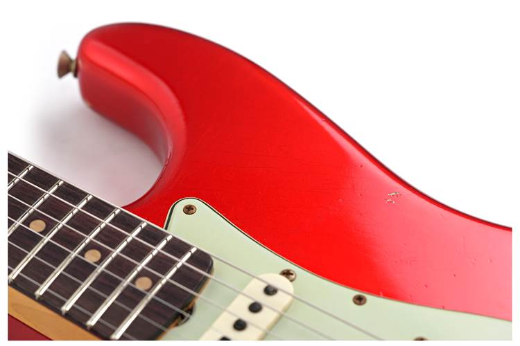 Fender Custom Shop 1959 Stratocaster Journeyman Relic Melon Candy Left Handed #CZ587464 Fender Custom Shop 1959 Stratocaster Journeyman Relic Melon Candy Left Handed #CZ587464