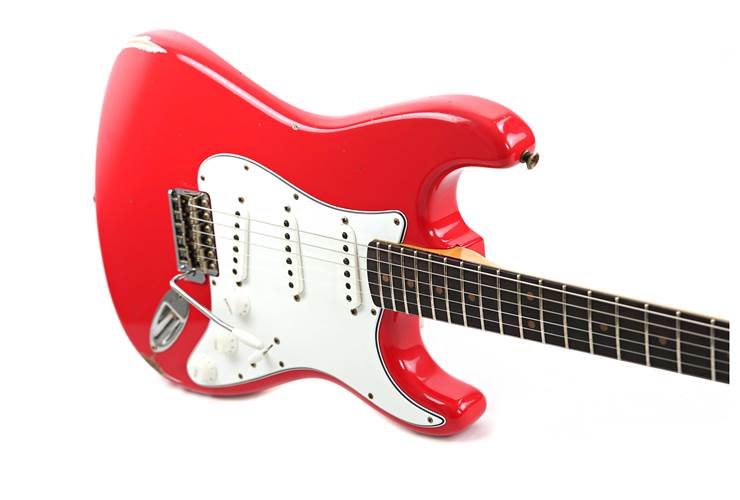 Fender Custom Shop Mid '60s Stratocaster Relic Hot Rod Red #R1436196000001 Fender Custom Shop Mid '60s Stratocaster Relic Hot Rod Red #R1436196000001
