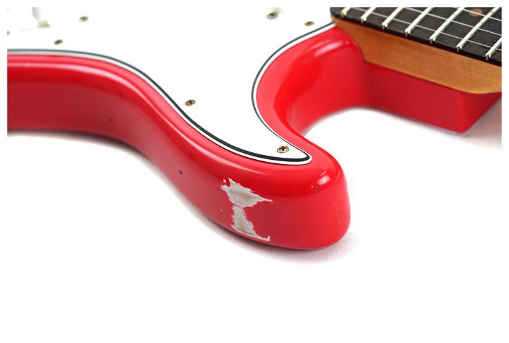 Fender Custom Shop Mid '60s Stratocaster Relic Hot Rod Red #R1436196000001 Fender Custom Shop Mid '60s Stratocaster Relic Hot Rod Red #R1436196000001