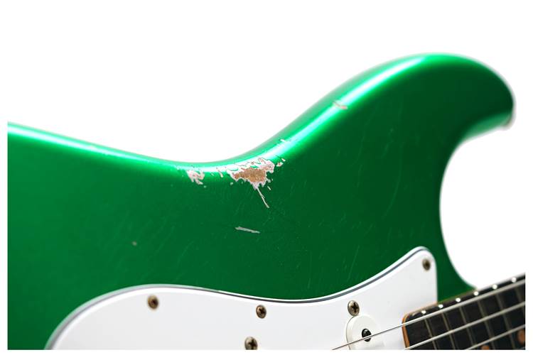 Fender Custom Shop Mid 60's Stratocaster Relic Faded Candy Green #R144410 Fender Custom Shop Mid 60's Stratocaster Relic Faded Candy Green #R144410