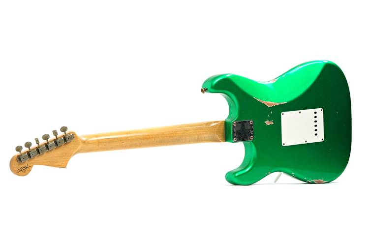 Fender Custom Shop Mid 60's Stratocaster Relic Faded Candy Green #R144410 Fender Custom Shop Mid 60's Stratocaster Relic Faded Candy Green #R144410