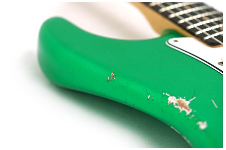Fender Custom Shop Mid 60's Stratocaster Relic Faded Candy Green #R144410 Fender Custom Shop Mid 60's Stratocaster Relic Faded Candy Green #R144410