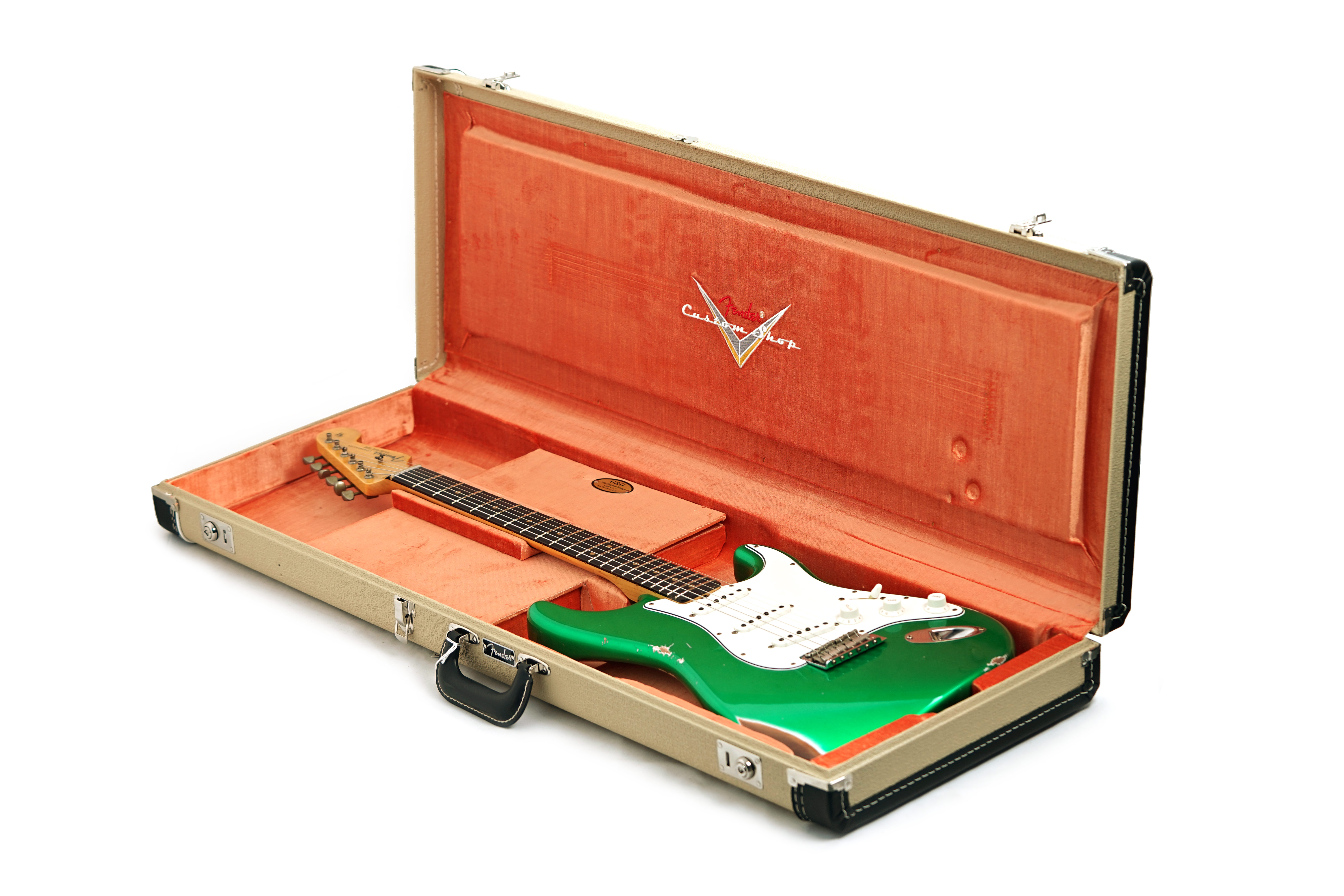 Fender Custom Shop Mid 60's Stratocaster Relic Faded Candy Green #R144410