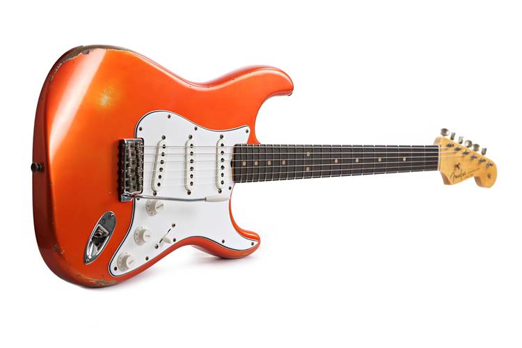 Fender Custom Shop Mid '60s Collection Stratocaster Relic Faded Candy Tangerine #R138920 Fender Custom Shop Mid '60s Collection Stratocaster Relic Faded Candy Tangerine #R138920