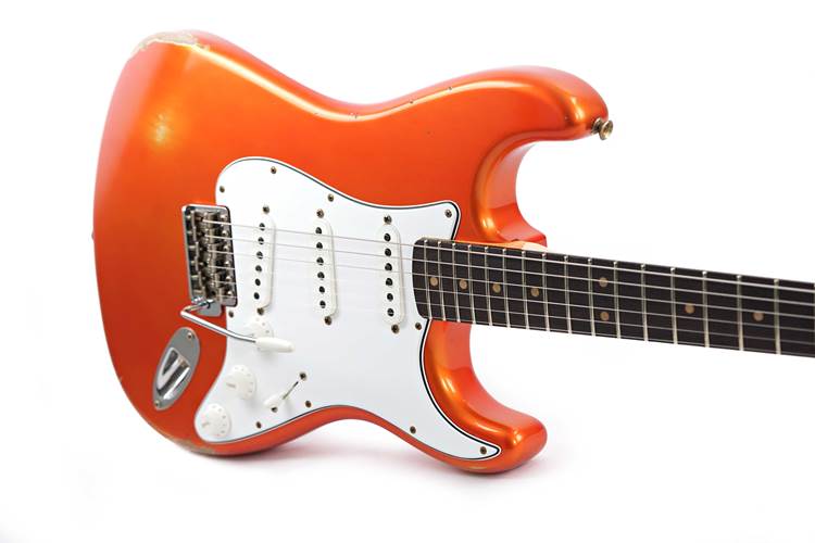 Fender Custom Shop Mid '60s Collection Stratocaster Relic Faded Candy Tangerine #R138920 Fender Custom Shop Mid '60s Collection Stratocaster Relic Faded Candy Tangerine #R138920