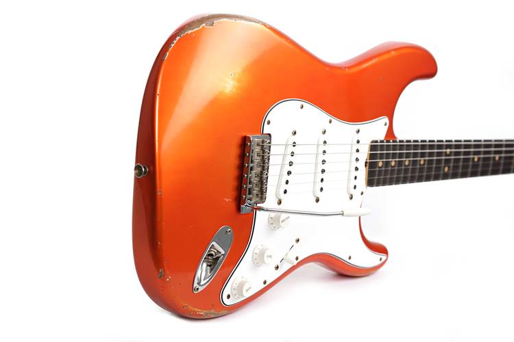 Fender Custom Shop Mid '60s Collection Stratocaster Relic Faded Candy Tangerine #R138920 Fender Custom Shop Mid '60s Collection Stratocaster Relic Faded Candy Tangerine #R138920
