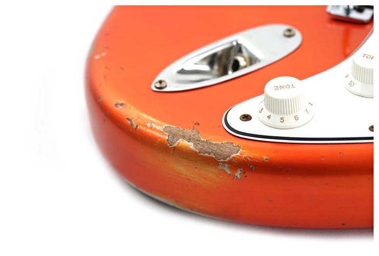 Fender Custom Shop Mid '60s Collection Stratocaster Relic Faded Candy Tangerine #R138920 Fender Custom Shop Mid '60s Collection Stratocaster Relic Faded Candy Tangerine #R138920