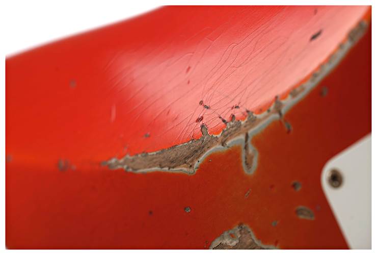 Fender Custom Shop Mid '60s Collection Stratocaster Relic Faded Candy Tangerine #R138920 Fender Custom Shop Mid '60s Collection Stratocaster Relic Faded Candy Tangerine #R138920