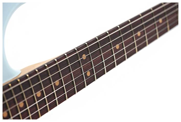 Fender Custom Shop Mid 60's Collection Stratocaster Relic Faded Sonic Blue #R144973 Fender Custom Shop Mid 60's Collection Stratocaster Relic Faded Sonic Blue #R144973