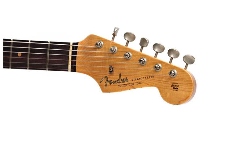 Fender Custom Shop Mid 60's Collection Stratocaster Relic Faded Sonic Blue #R144973 Fender Custom Shop Mid 60's Collection Stratocaster Relic Faded Sonic Blue #R144973