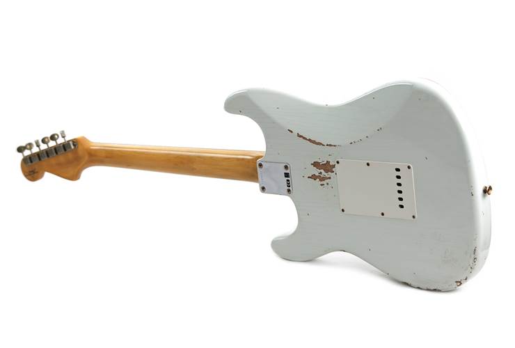 Fender Custom Shop Mid 60's Stratocaster Relic Faded Olympic White #R143641 Fender Custom Shop Mid 60's Stratocaster Relic Faded Olympic White #R143641