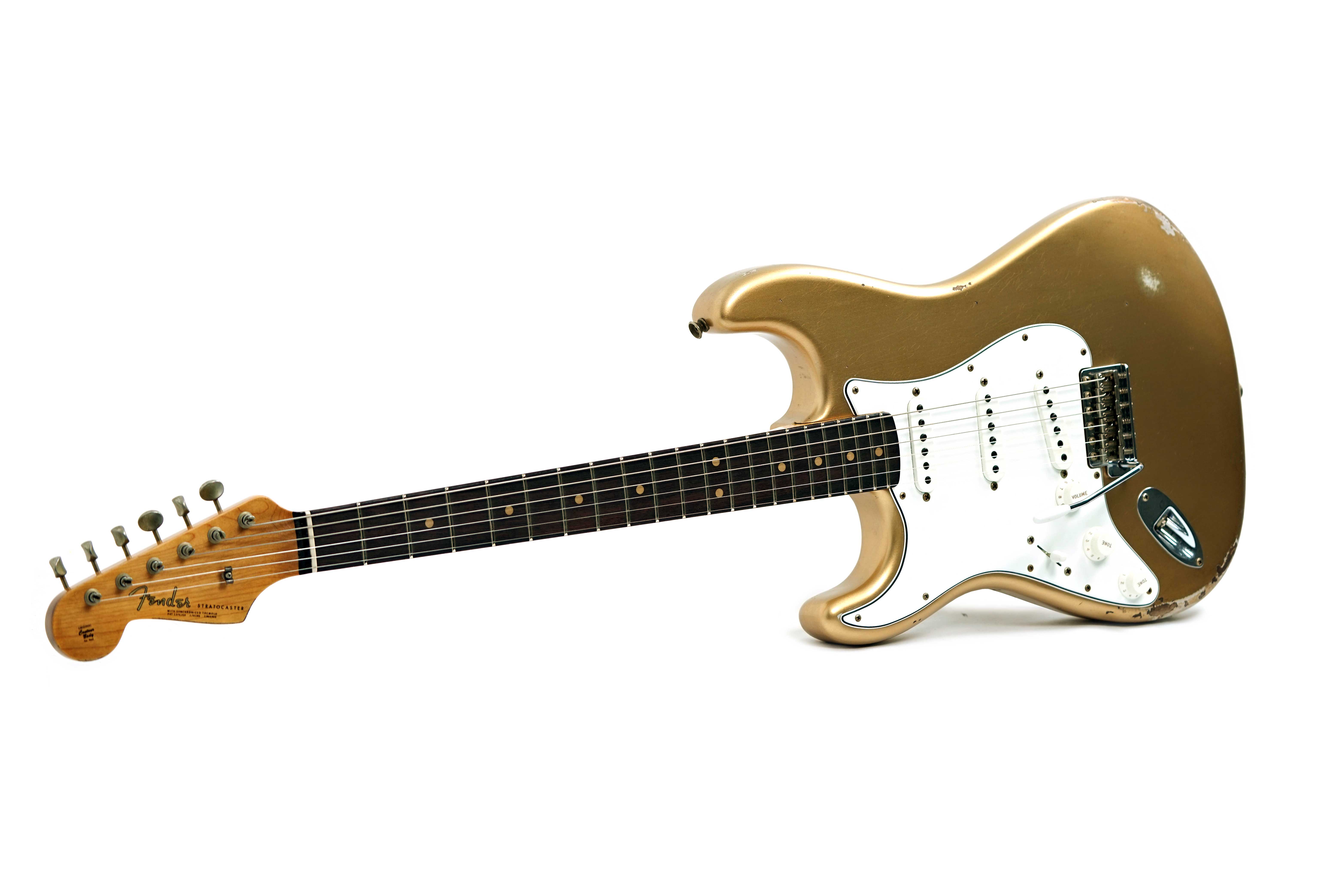 Fender Custom Shop Mid 60's Stratocaster Relic HLE Gold Left Handed #R144606