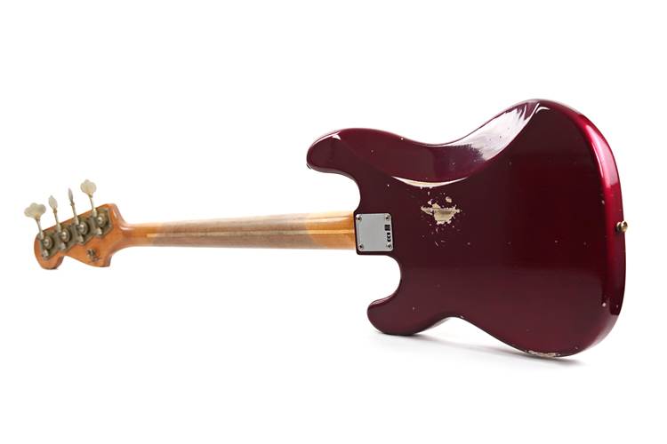 Fender Custom Shop Precision Jazz Bass Relic Midnight Wine #R144989 Fender Custom Shop Precision Jazz Bass Relic Midnight Wine #R144989