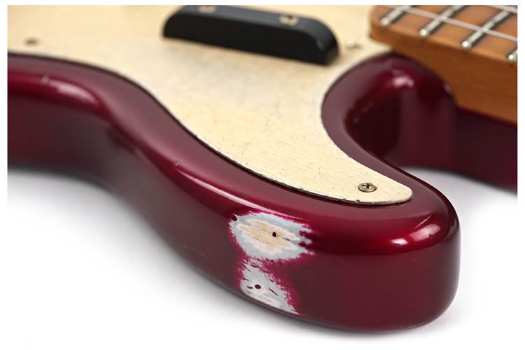 Fender Custom Shop Precision Jazz Bass Relic Midnight Wine #R144989 Fender Custom Shop Precision Jazz Bass Relic Midnight Wine #R144989