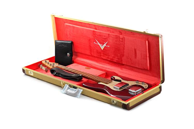 Fender Custom Shop Precision Jazz Bass Relic Midnight Wine #R144989 Fender Custom Shop Precision Jazz Bass Relic Midnight Wine #R144989