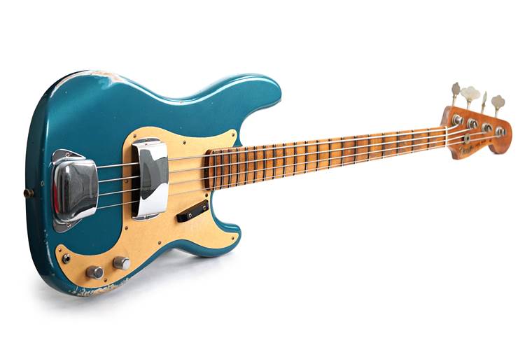 Fender Custom Shop Precision Jazz Bass Relic Ocean Turquoise #R143624 Fender Custom Shop Precision Jazz Bass Relic Ocean Turquoise #R143624