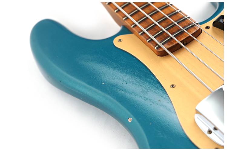 Fender Custom Shop Precision Jazz Bass Relic Ocean Turquoise #R143624 Fender Custom Shop Precision Jazz Bass Relic Ocean Turquoise #R143624