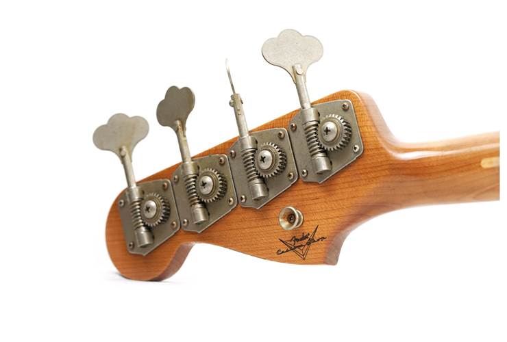 Fender Custom Shop Precision Jazz Bass Relic Chorcoal Frost Metallic #R143504 Fender Custom Shop Precision Jazz Bass Relic Chorcoal Frost Metallic #R143504