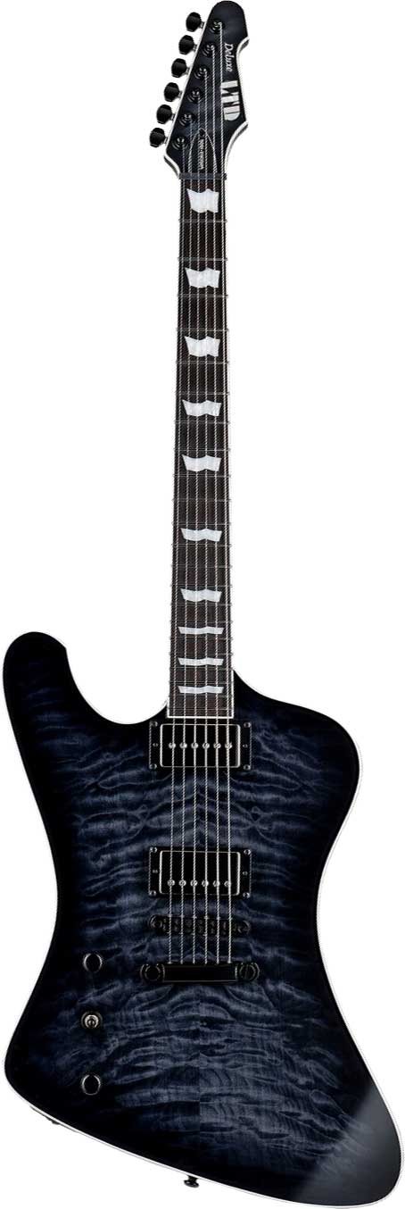 ESP LTD Phoenix-1000 QM See-Thru Black Sunburst Left Handed