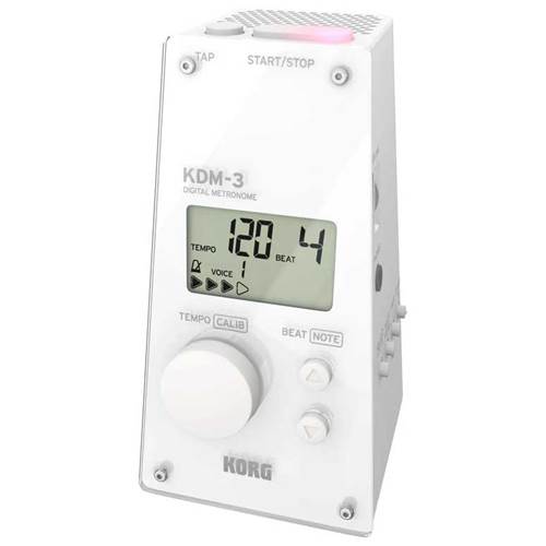 Korg KDM3 Digital Metronome - White Korg KDM3 Digital Metronome - White