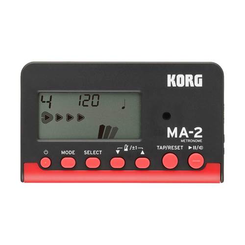 Korg MA-2 Compact Metronome - Black/Red Korg MA-2 Compact Metronome - Black/Red