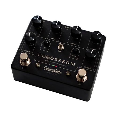 Cornerstone Colosseum Black Limited Edition Overdrive Pedal Cornerstone Colosseum Black Limited Edition Overdrive Pedal