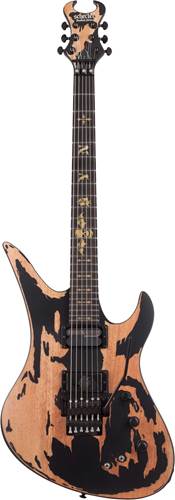 Schecter Synyster Gates Custom S Distressed Satin Black Schecter Synyster Gates Custom S Distressed Satin Black