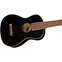 Fender Avalon Tenor Ukulele Black Front View