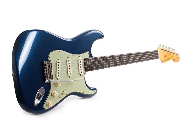 Fender Custom Shop 1959 Stratocaster Journeyman Relic Baltic Blue Rosewood Fingerboard #CZ586923 Fender Custom Shop 1959 Stratocaster Journeyman Relic Baltic Blue Rosewood Fingerboard #CZ586923