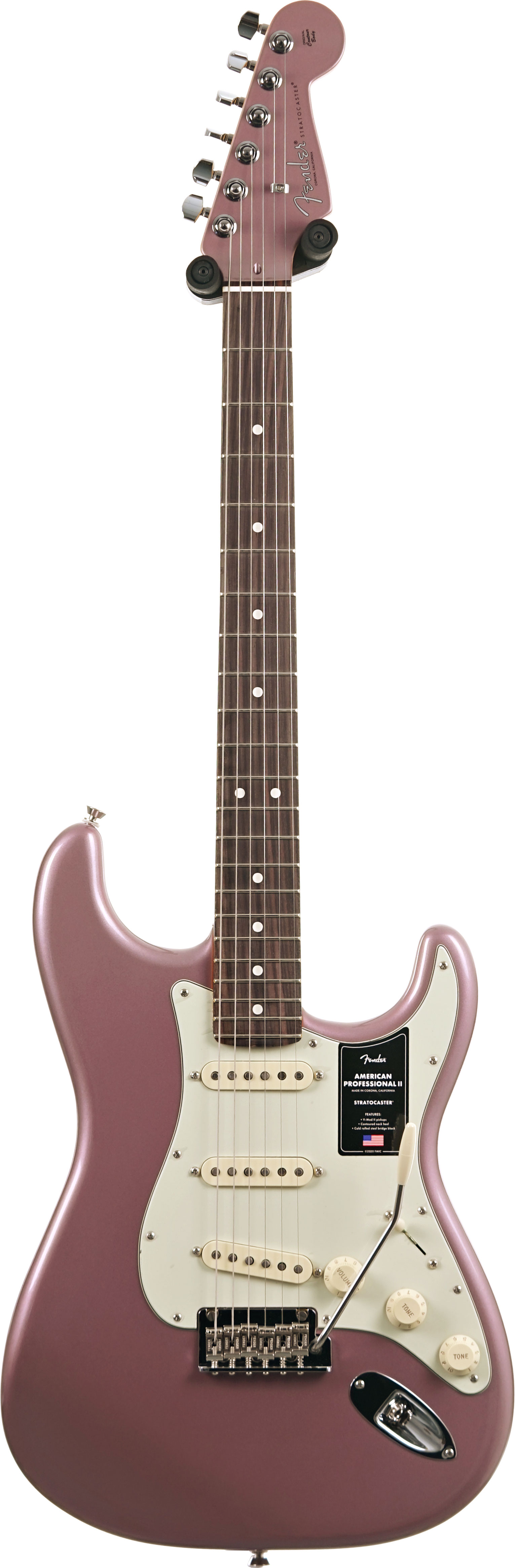 Fender Limited Edition American Professional II Stratocaster Burgundy Mist Metallic Rosewood Fingerboard #US240023339