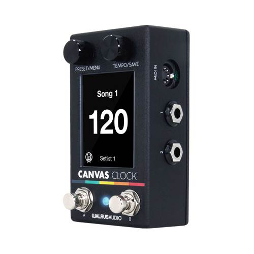 Walrus Audio Canvas Clock Walrus Audio Canvas Clock