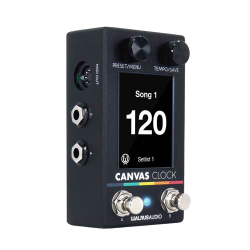 Walrus Audio Canvas Clock Walrus Audio Canvas Clock