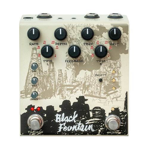 Old Blood Noise Endeavors Black Fountain Stereo Delay Pedal Old Blood Noise Endeavors Black Fountain Stereo Delay Pedal