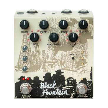 Old Blood Noise Endeavors Black Fountain Stereo Delay Pedal