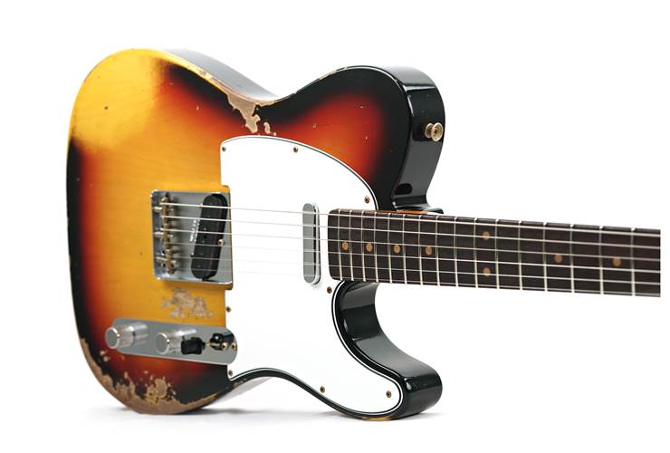 Fender Custom Shop 1961 Telecaster Heavy Relic Faded Aged Bleached 3 Colour Sunburst #CZ587372 Fender Custom Shop 1961 Telecaster Heavy Relic Faded Aged Bleached 3 Colour Sunburst #CZ587372
