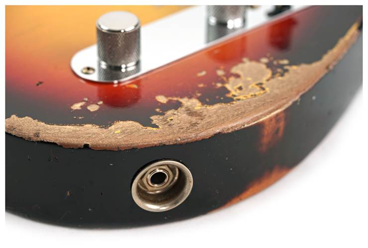 Fender Custom Shop 1961 Telecaster Heavy Relic Faded Aged Bleached 3 Colour Sunburst #CZ587372 Fender Custom Shop 1961 Telecaster Heavy Relic Faded Aged Bleached 3 Colour Sunburst #CZ587372