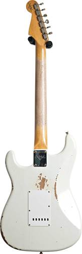 Fender Custom Shop 1962 Stratocaster Relic Aged Olympic White #CZ586958 Fender Custom Shop 1962 Stratocaster Relic Aged Olympic White #CZ586958