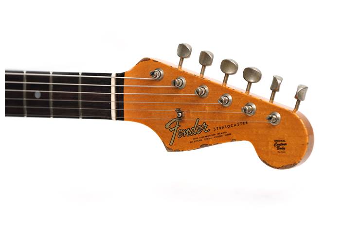 Fender Custom Shop 1965 Stratocaster Super Heavy Relic Super Faded Aged Sherwood Green Metallic over 3-Color Sunburst #CZ586962 Fender Custom Shop 1965 Stratocaster Super Heavy Relic Super Faded Aged Sherwood Green Metallic over 3-Color Sunburst #CZ586962