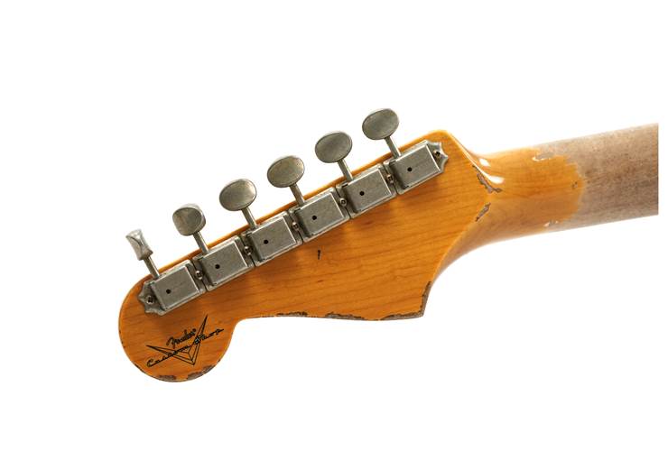 Fender Custom Shop 1965 Stratocaster Super Heavy Relic Super Faded Aged Sherwood Green Metallic over 3-Color Sunburst #CZ586962 Fender Custom Shop 1965 Stratocaster Super Heavy Relic Super Faded Aged Sherwood Green Metallic over 3-Color Sunburst #CZ586962