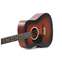Martin DJR-10E Dreadnought Junior Short Scale Acoustic Bass Burst Left Handed  Front View