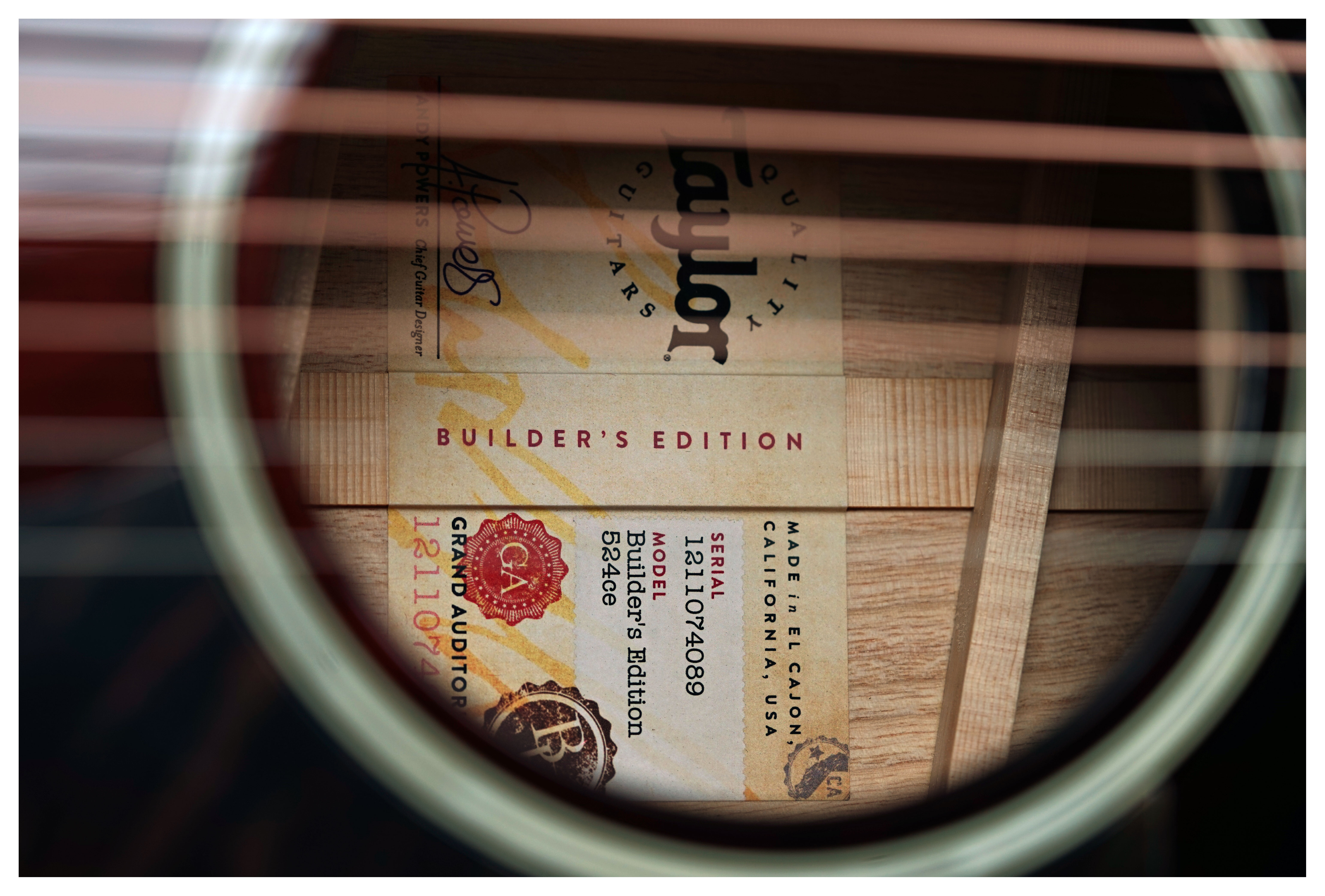 Taylor Builder's Edition 524ce Grand Auditorium #1211074089