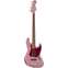 Squier FSR Classic Vibe 60s Jazz Bass Laurel Fingerboard Matching Headstock Burgundy Mist Front View